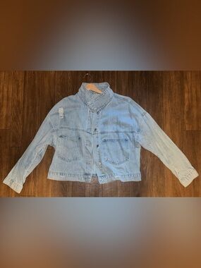 Zolucky Brand Distressed Denim Jacket